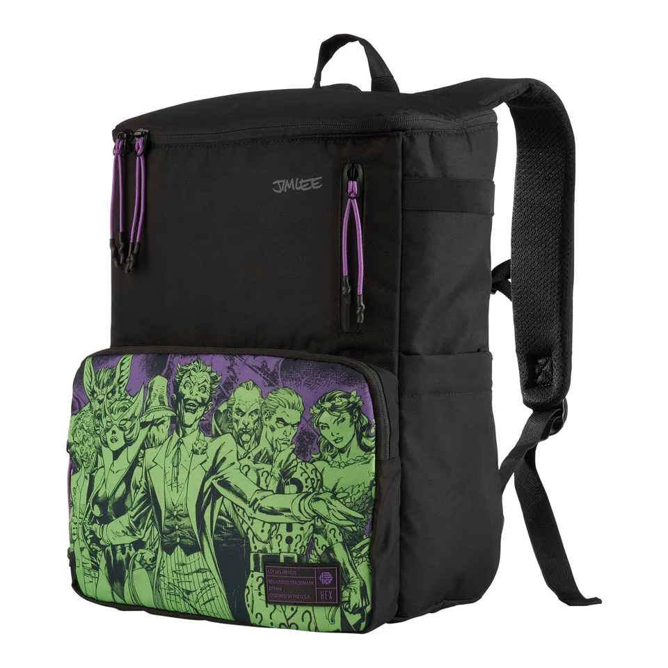 hex-jim-lee-comic-collector-backpack-v2-rucksack-villains image 1