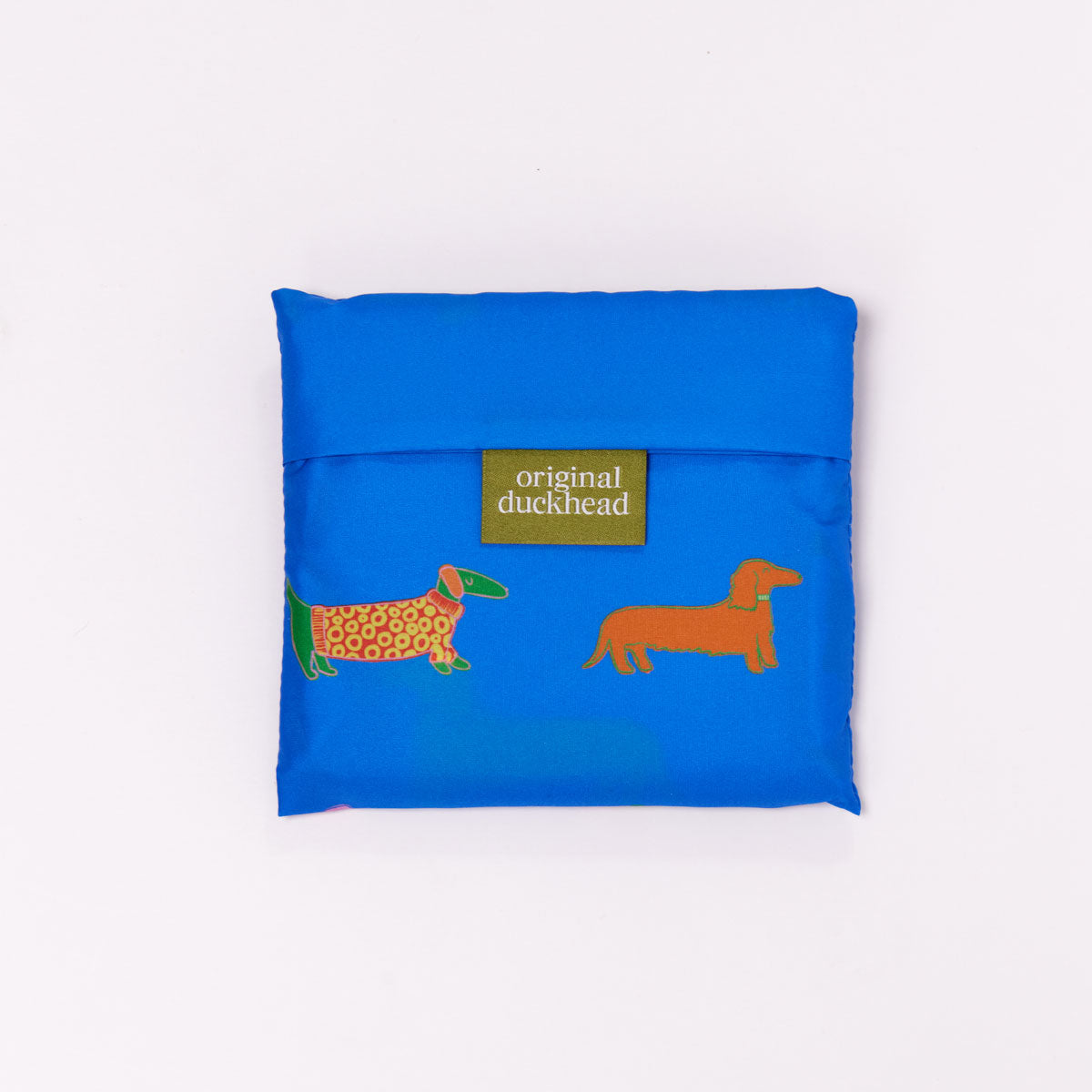 duckhead-the-bag-dogs-in-blue-einkaufstasche-faltbar-dackel-blau image 2