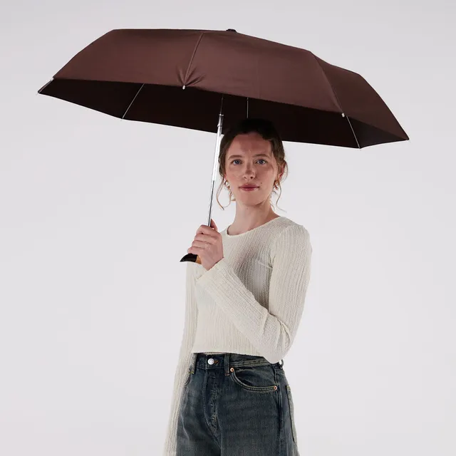 duckhead-the-duckhead-espresso-regenschirm-braun-kompakt image 1