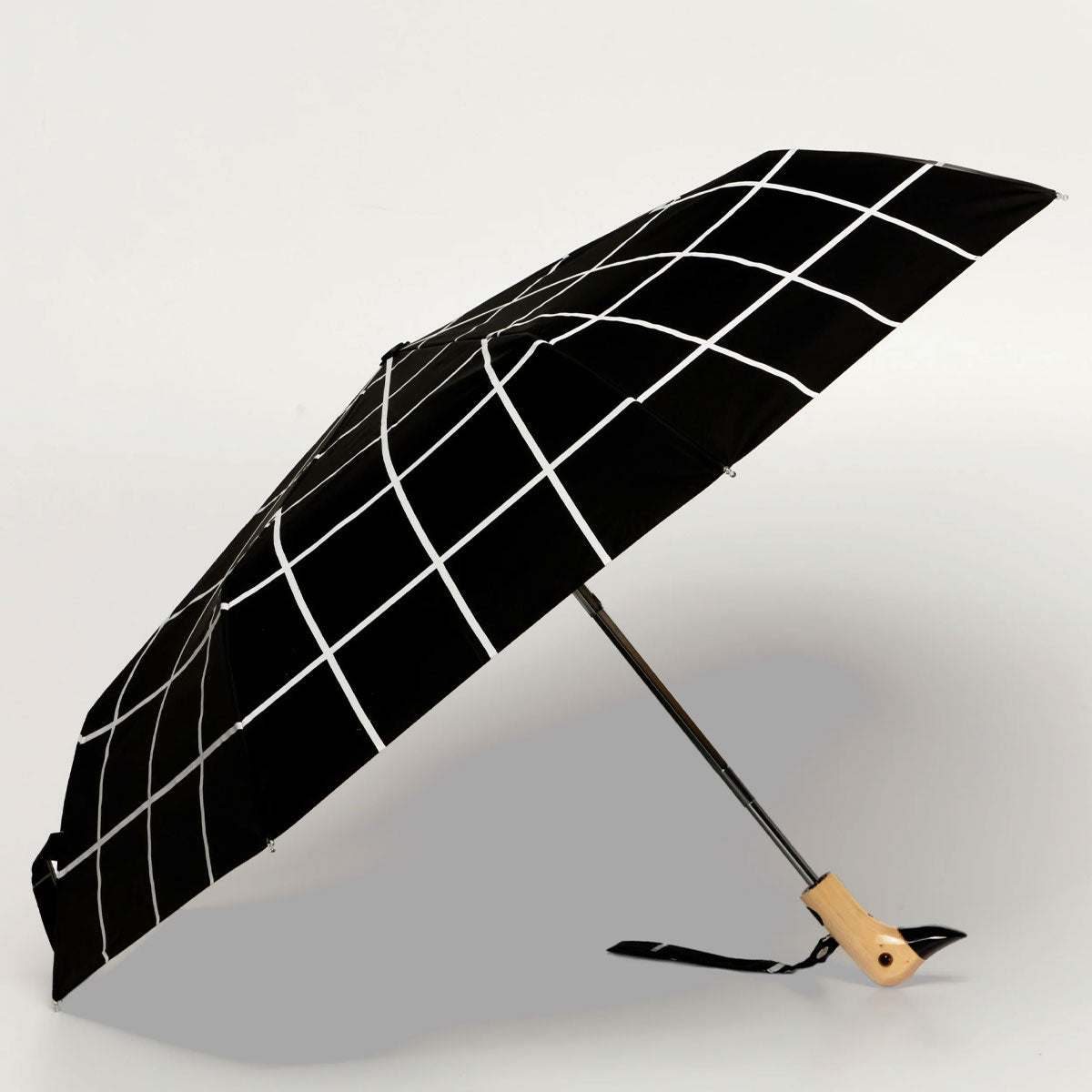 duckhead-black-grid-bundle-regenschirm-tasche-set-schwarz image 3
