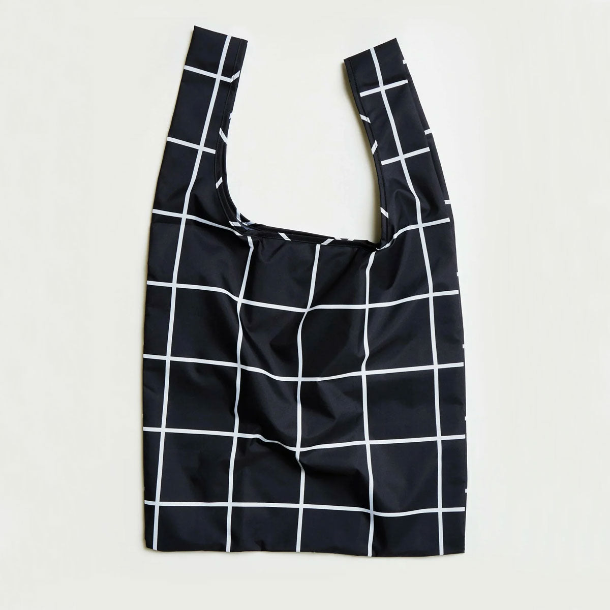 duckhead-the-bag-black-grid-einkaufstasche-recycelt image 1