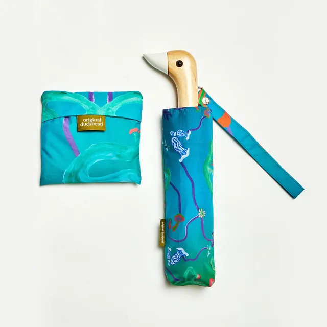 duckhead-bundles-aqua-fungi-bundle-set-regenschirm-tasche-pilz image 1