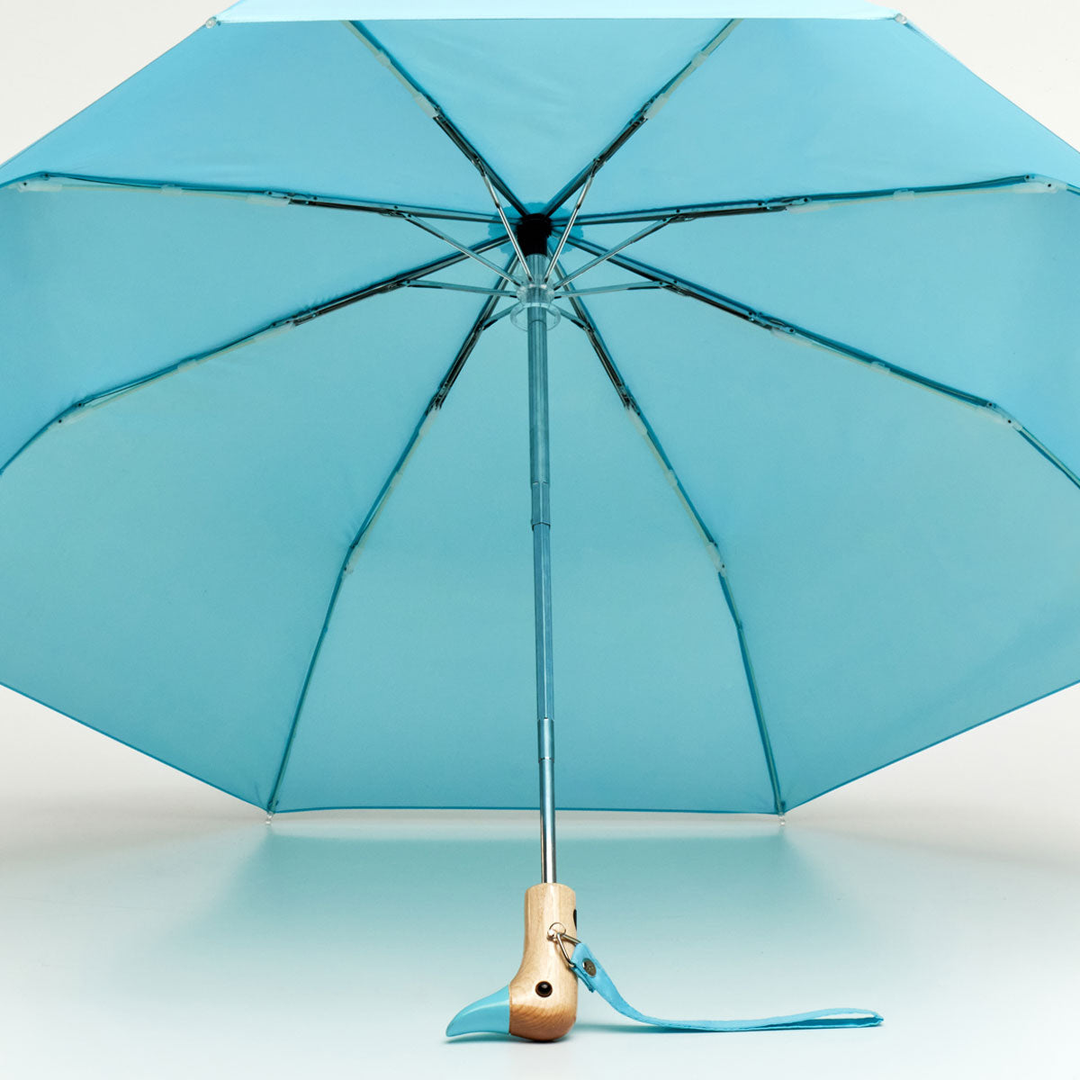 duckhead-the-duckhead-taschenschirm-popsicle-blue-recycelt-kompakt image 4