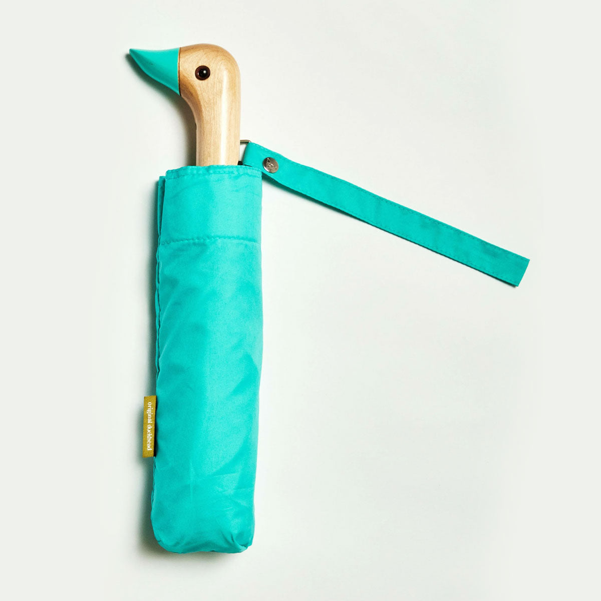 duckhead-mint-duck-taschenschirm-kompakt-minzgr-n-recycelt image 2