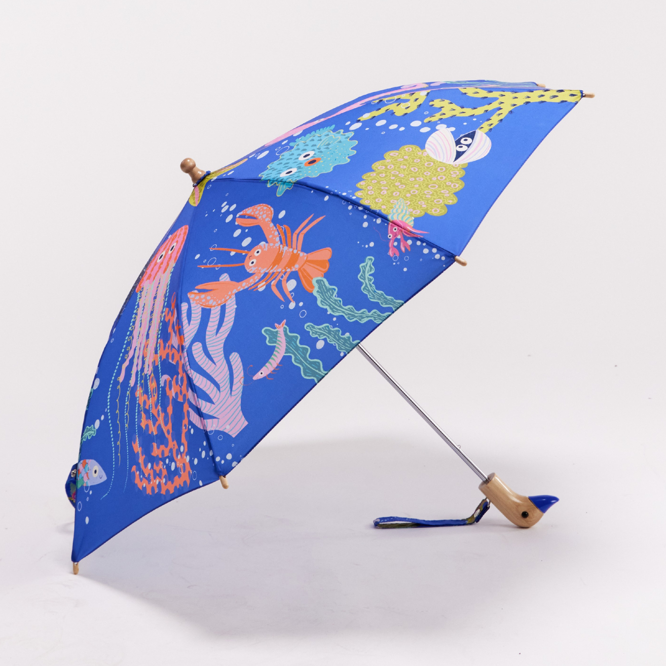 duckhead-the-duckling-under-the-sea-kinderschirm-bunt-meer image 3