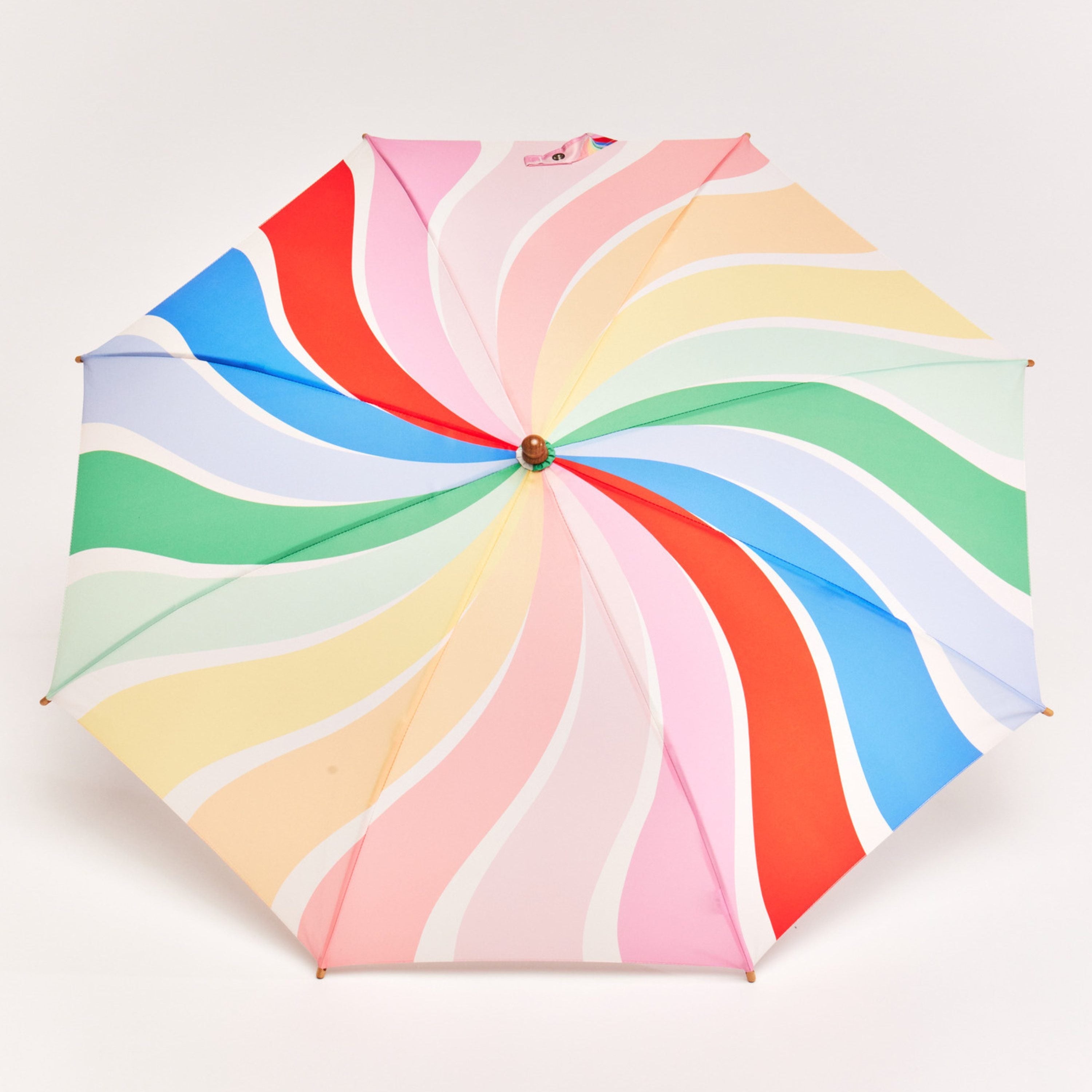 duckhead-the-duckling-rainbow-stripes-kinderschirm-bunt image 3
