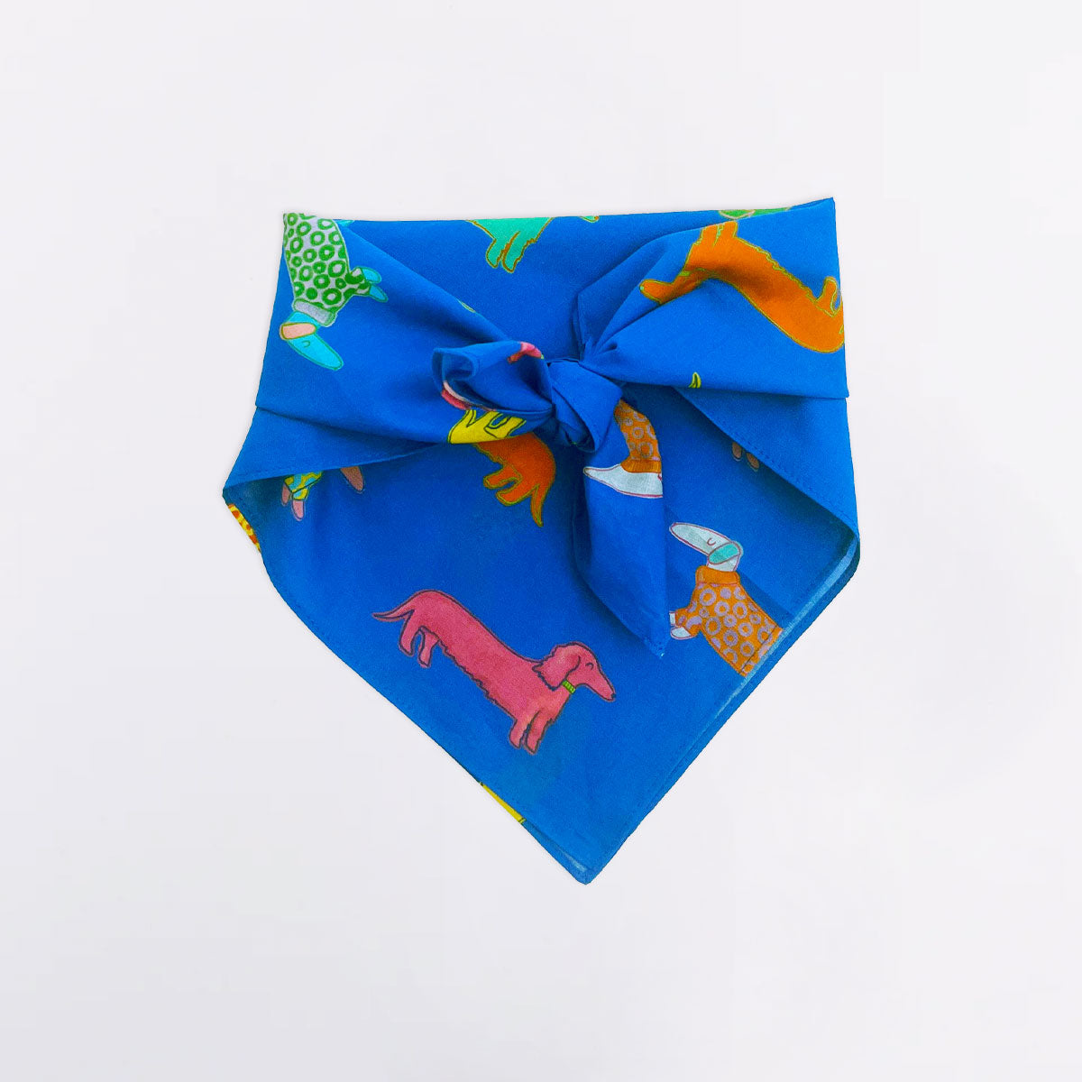 duckhead-dog-bandanas-hundetuch-dogs-in-blue-blau image 2