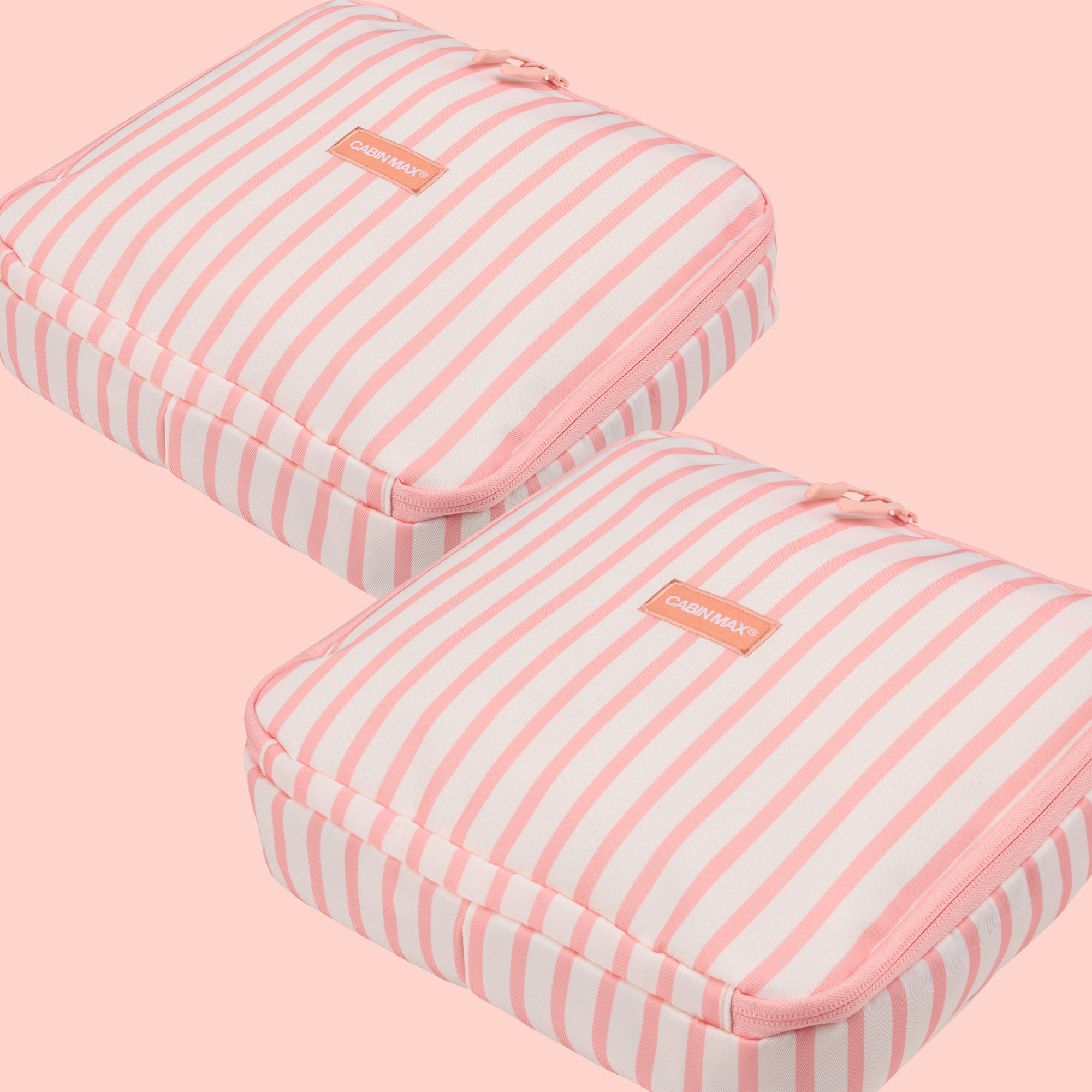 cabin-max-accessories-packing-cubes-5-teilig-rosa-gestreift-organizer image 8