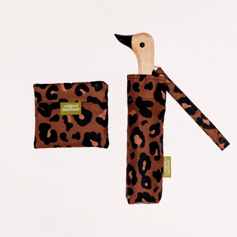 duckhead-bundles-leopard-set-regenschirm-tote-bag image 1