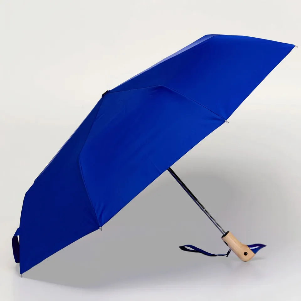 duckhead-the-duckhead-regenschirm-cobalt-blue-kompakt image 1