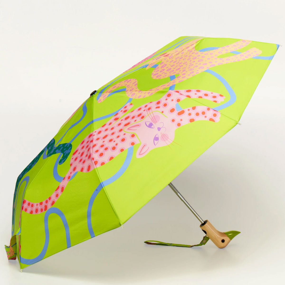 duckhead-bundles-arty-cats-trio-regenschirm-set-gr-n-pink image 4