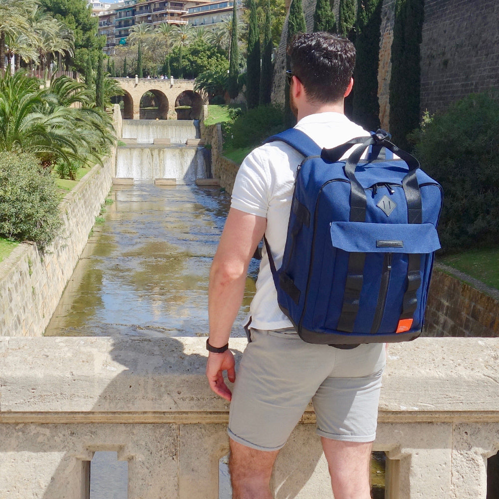 cabin-max-memphis-30l-travel-backpack-rpet-ink-blue image 4