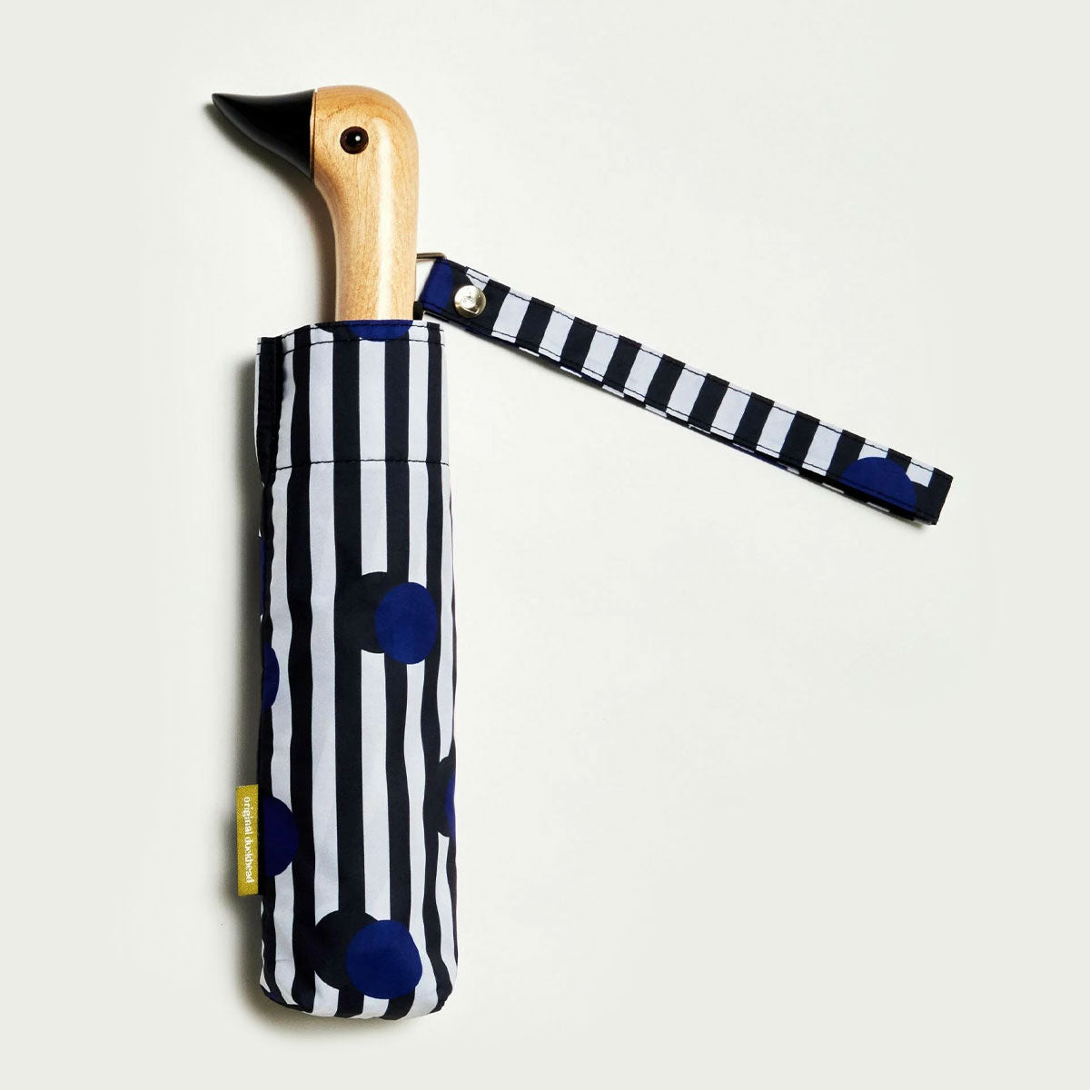 duckhead-the-duckhead-polkastripe-regenschirm-gestreift-recycelt image 3