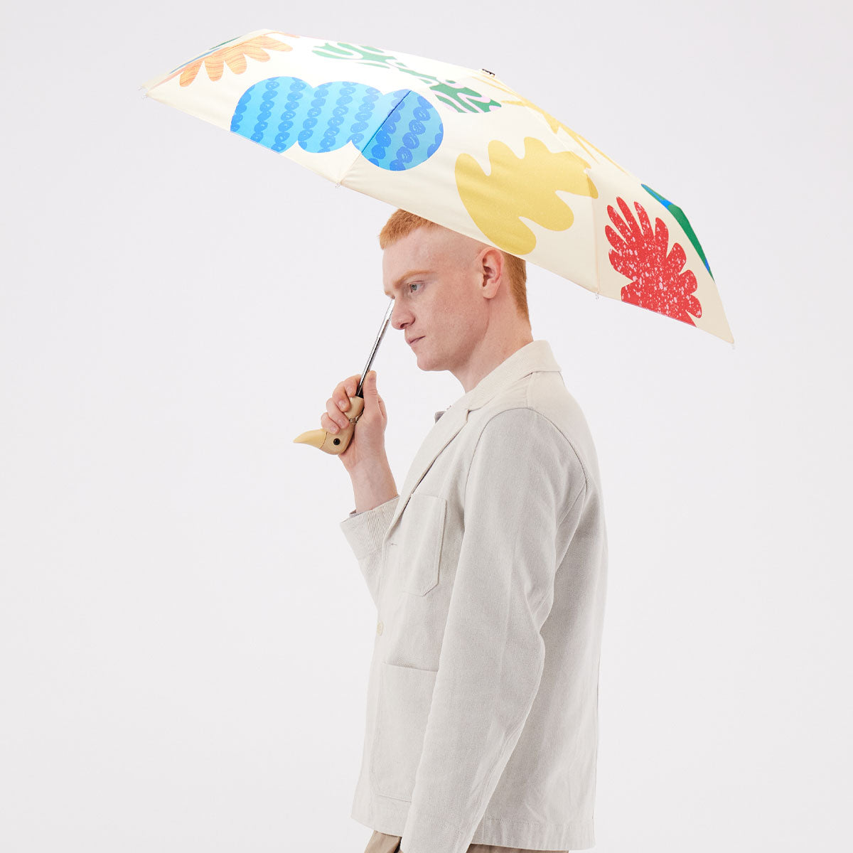duckhead-the-duckhead-deli-compact-regenschirm-pasta-muster image 5