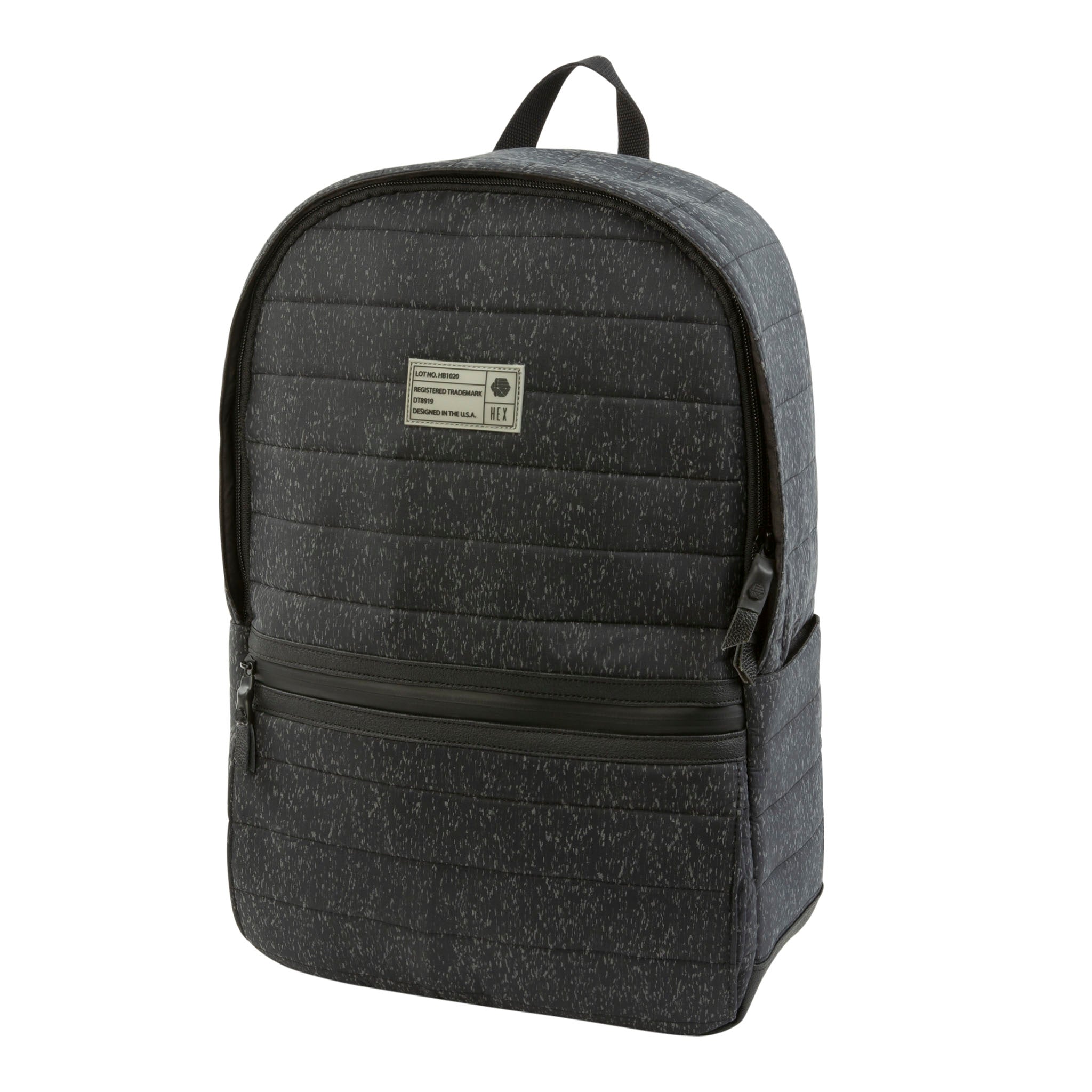 hex-logic-backpack-black-reflective-rucksack-laptop image 1