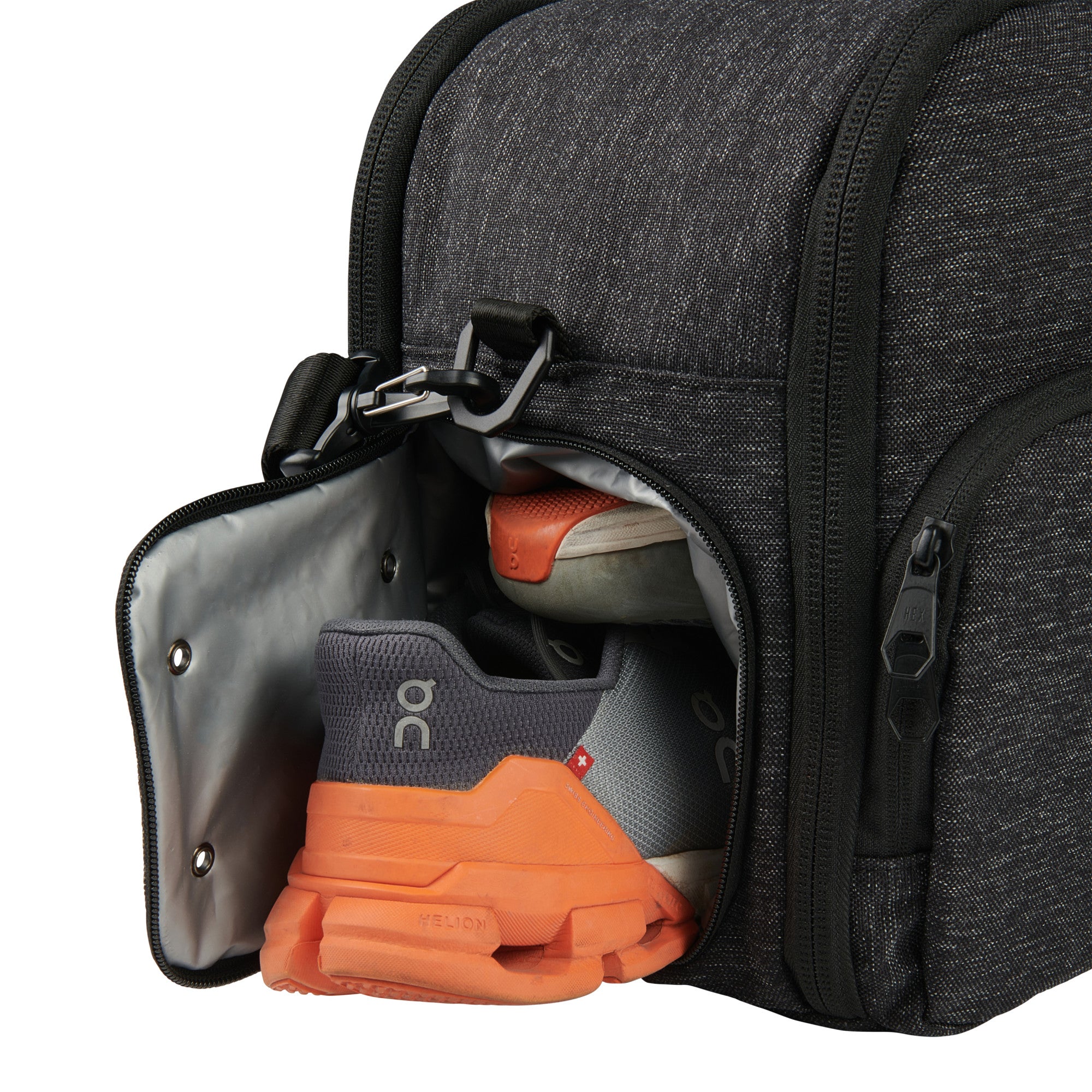 hex-technical-daily-duffel-reisetasche-gunmetal-woven-v2 image 8