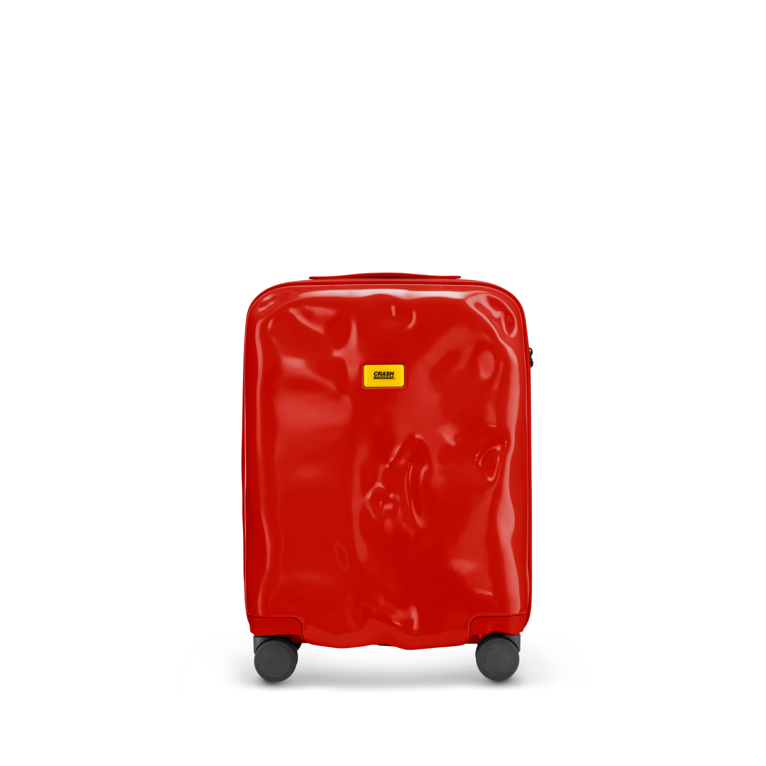 crash-baggage-icon-hartschalenkoffer-rot-dellen-design image 1