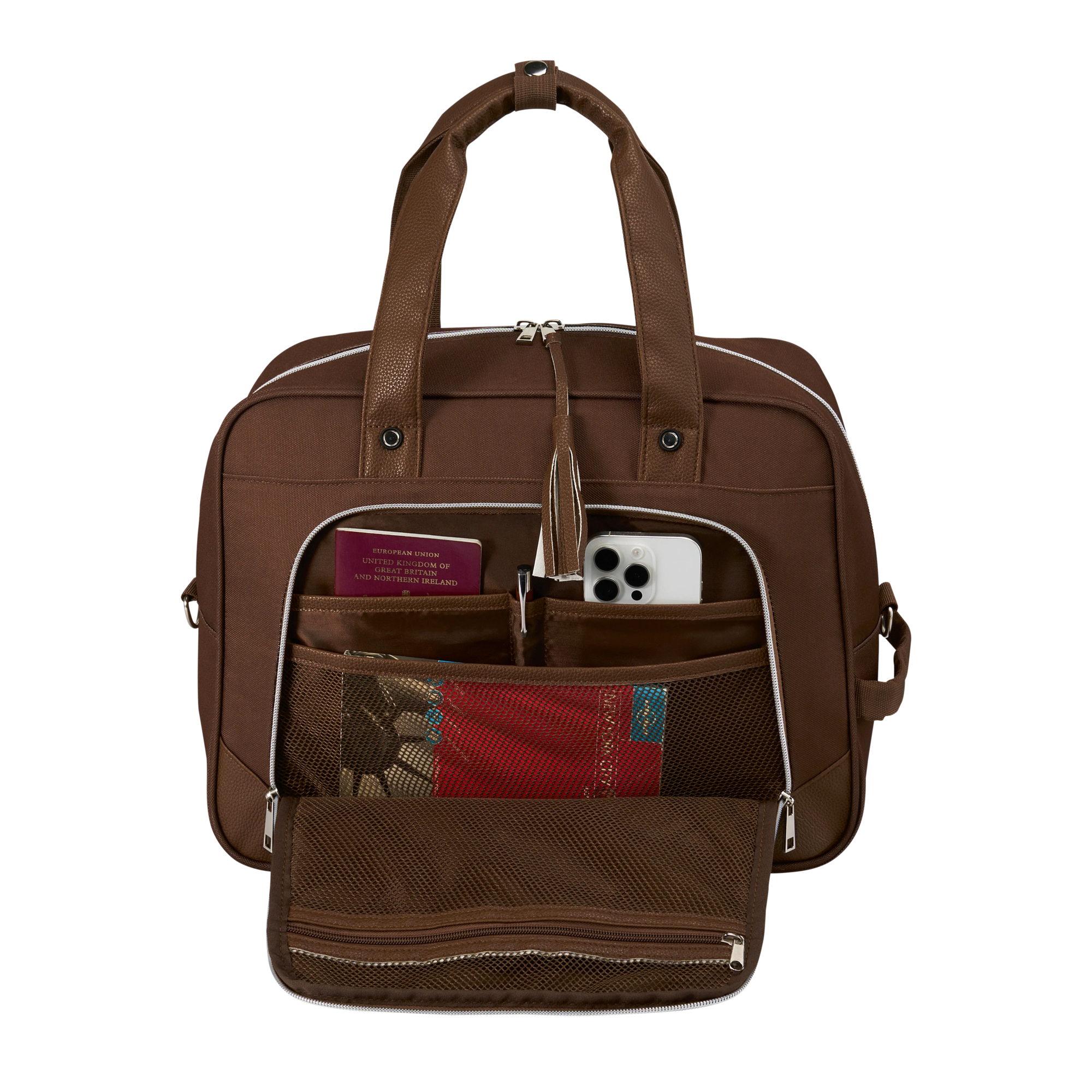 cabin-max-vela-24l-reisetasche-40x30x20-espresso-laptop image 7