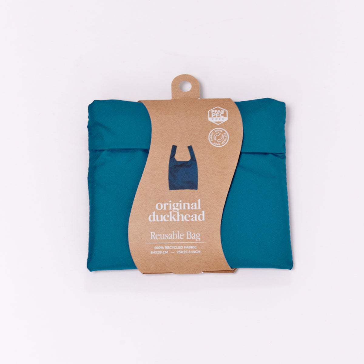 duckhead-the-bag-teal-einkaufstasche-petrol-recycelt image 3