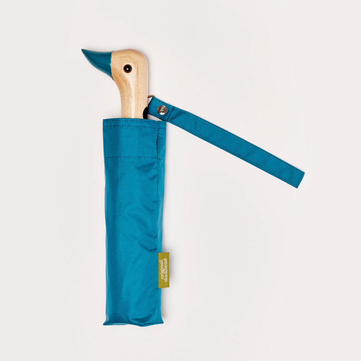 duckhead-the-duckhead-teal-regenschirm-petrol-kompakt image 3