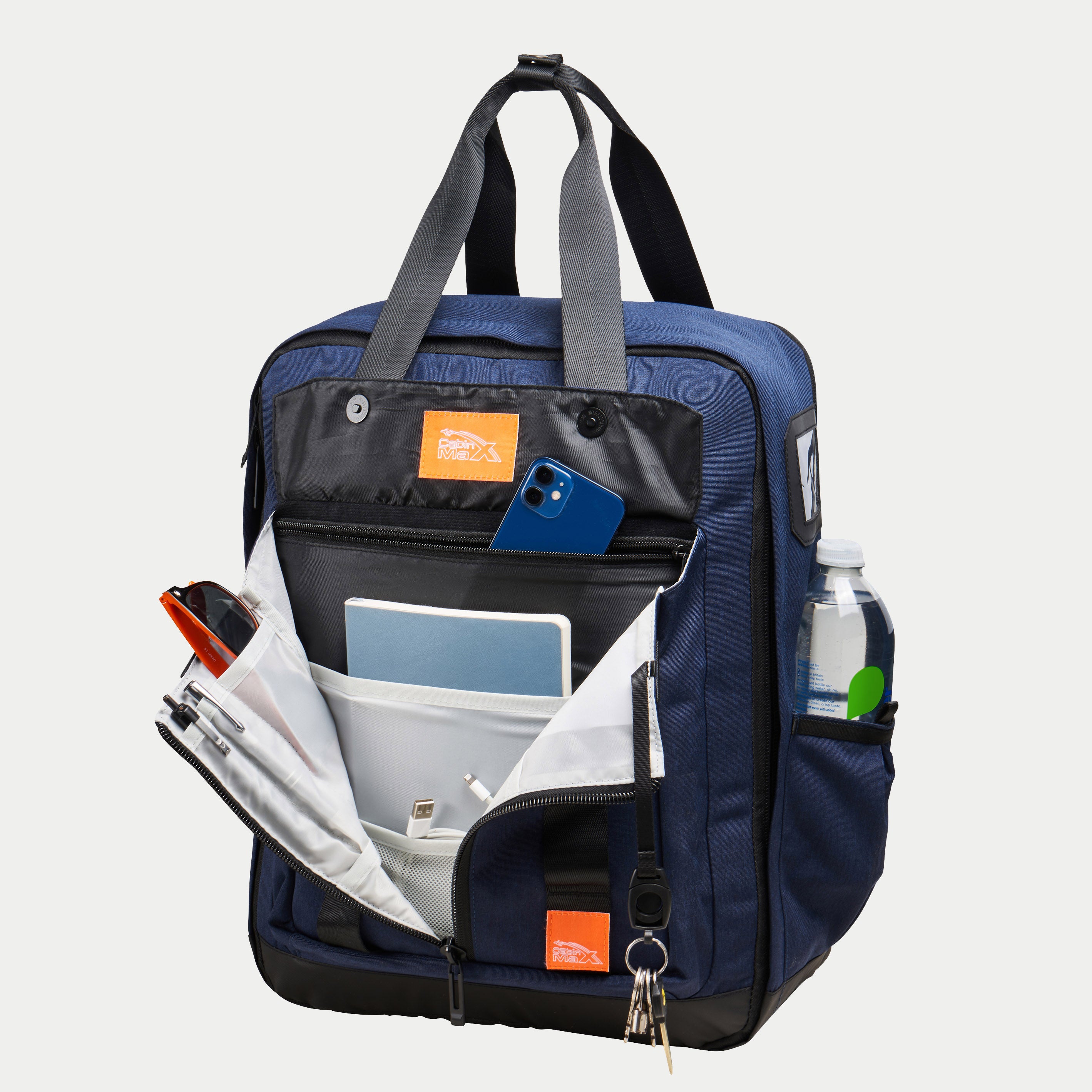 cabin-max-memphis-30l-travel-backpack-rpet-ink-blue image 6