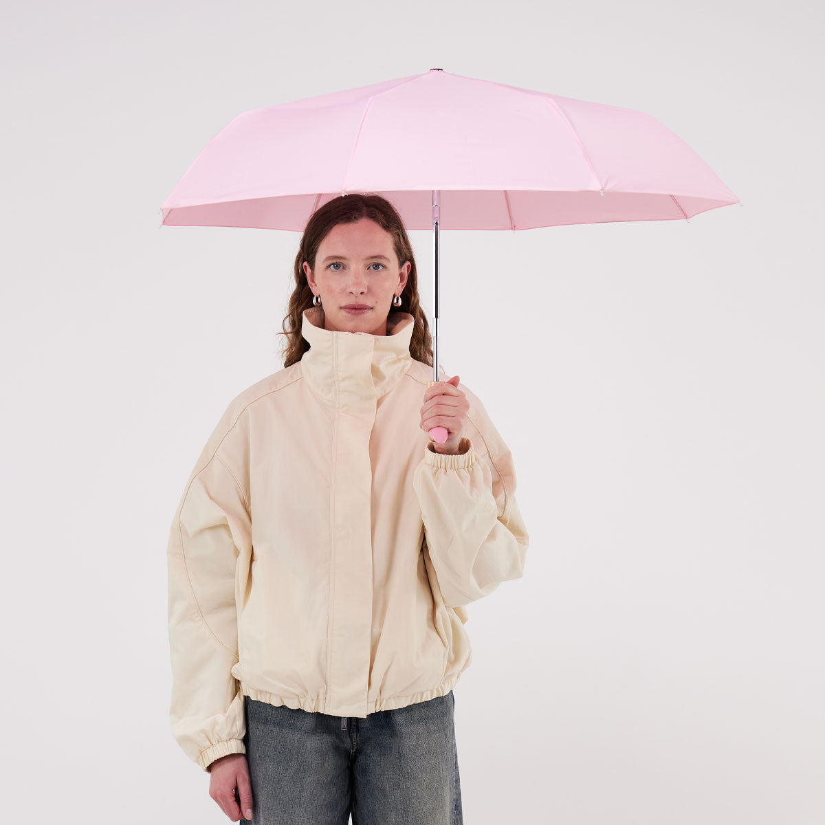 the-duckhead-powder-pink-regenschirm-kompakt-recycelt image 1