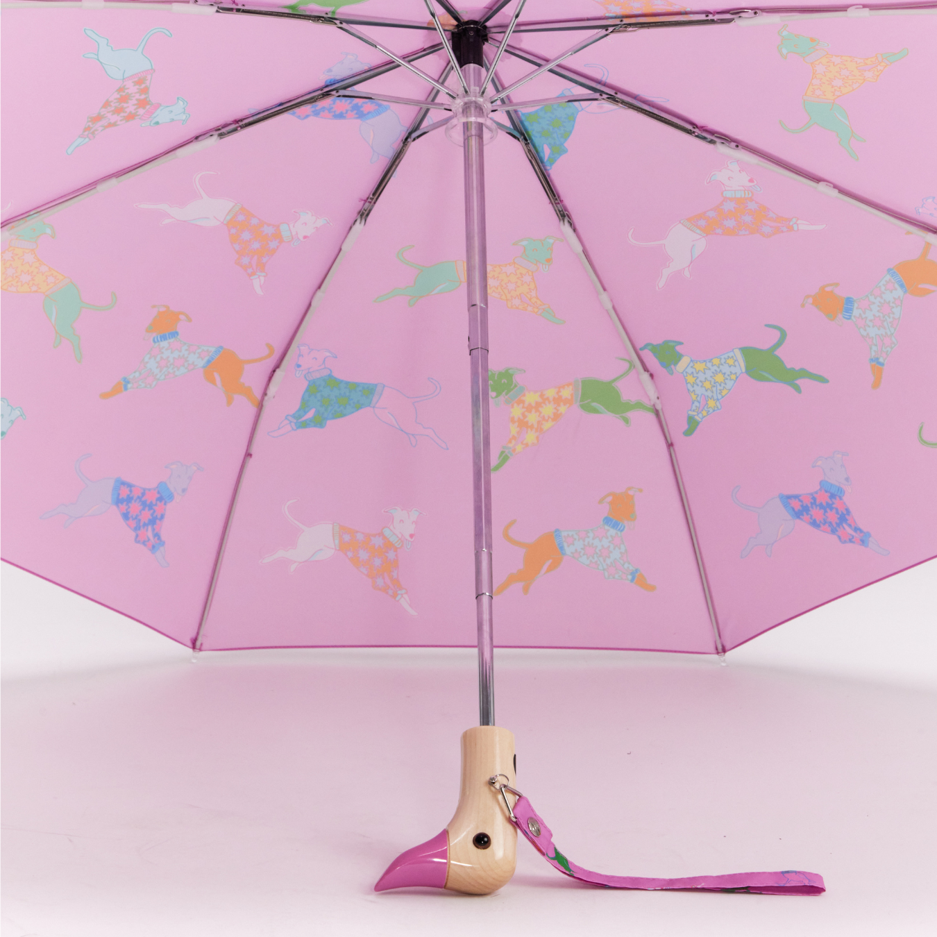 duckhead-dogs-in-pink-taschenschirm-rosa-hundemuster image 4