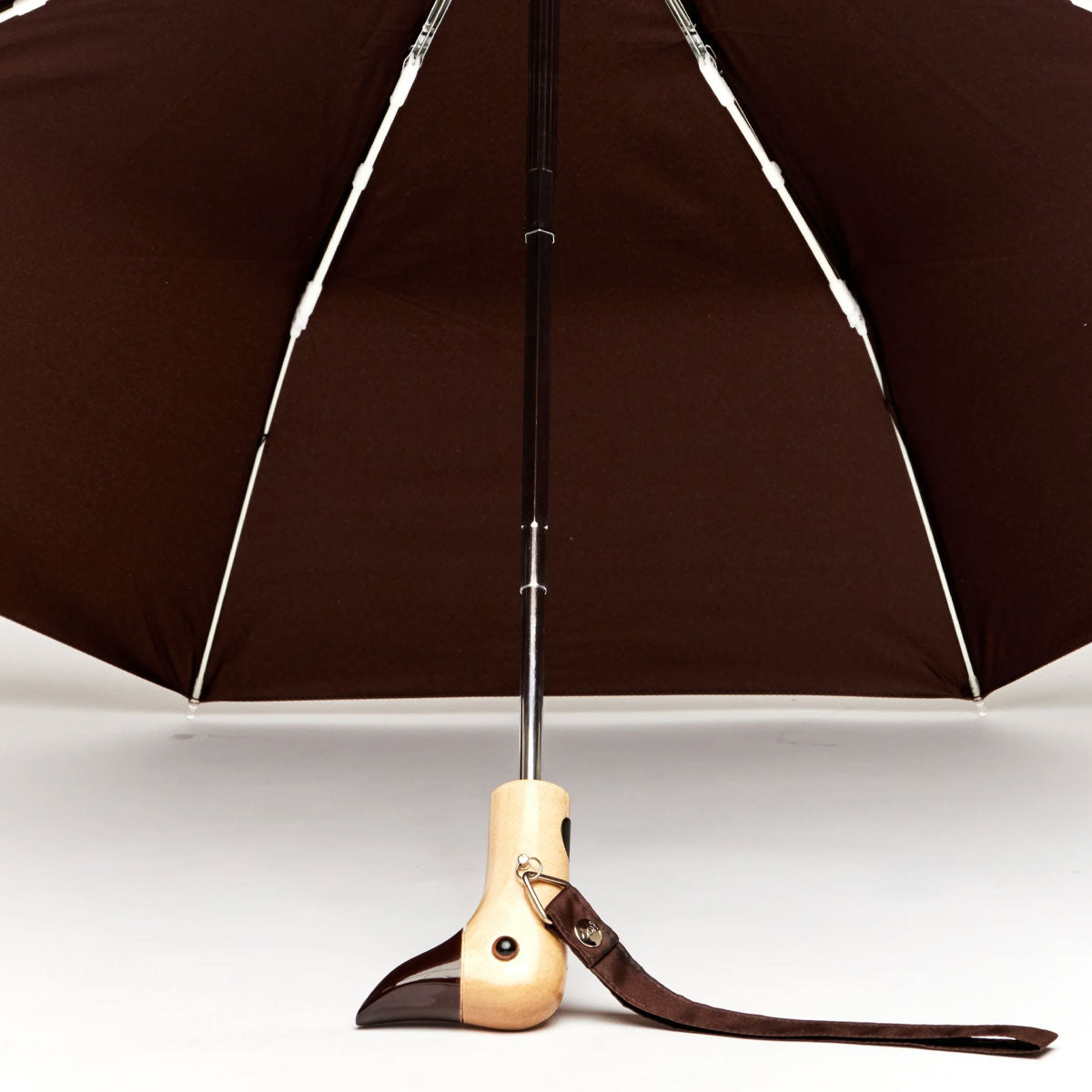 duckhead-the-duckhead-espresso-regenschirm-braun-kompakt image 6