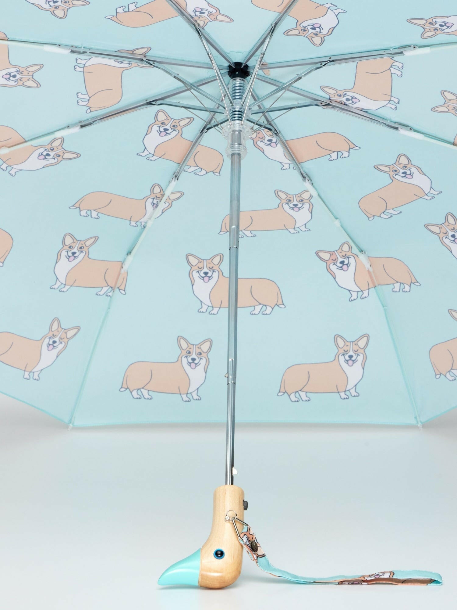 duckhead-the-duckhead-corgi-mint-taschenschirm-mint image 6