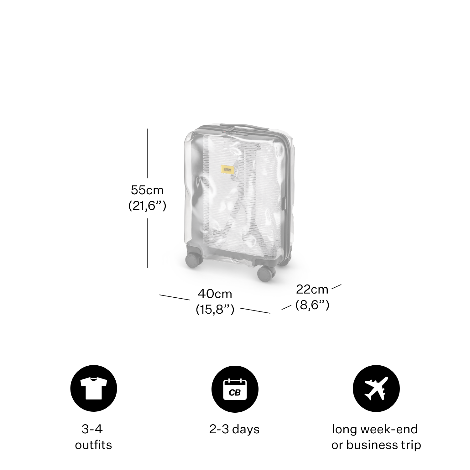 crash-baggage-share-trolley-transparent-polycarbonat-mit-dellen image 5