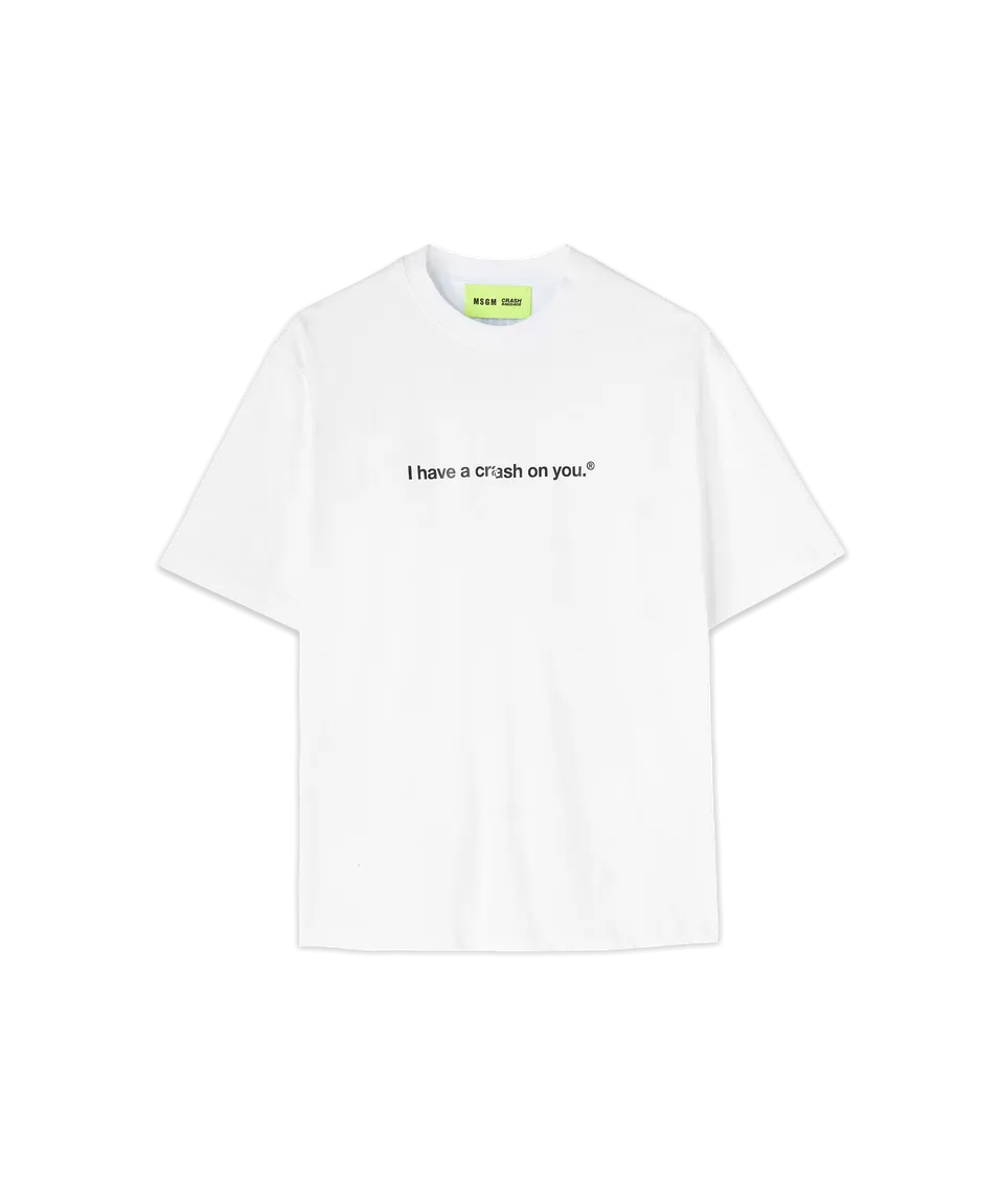 crash-baggage-msgm-t-shirt-baumwolle-gr-e-m image 1