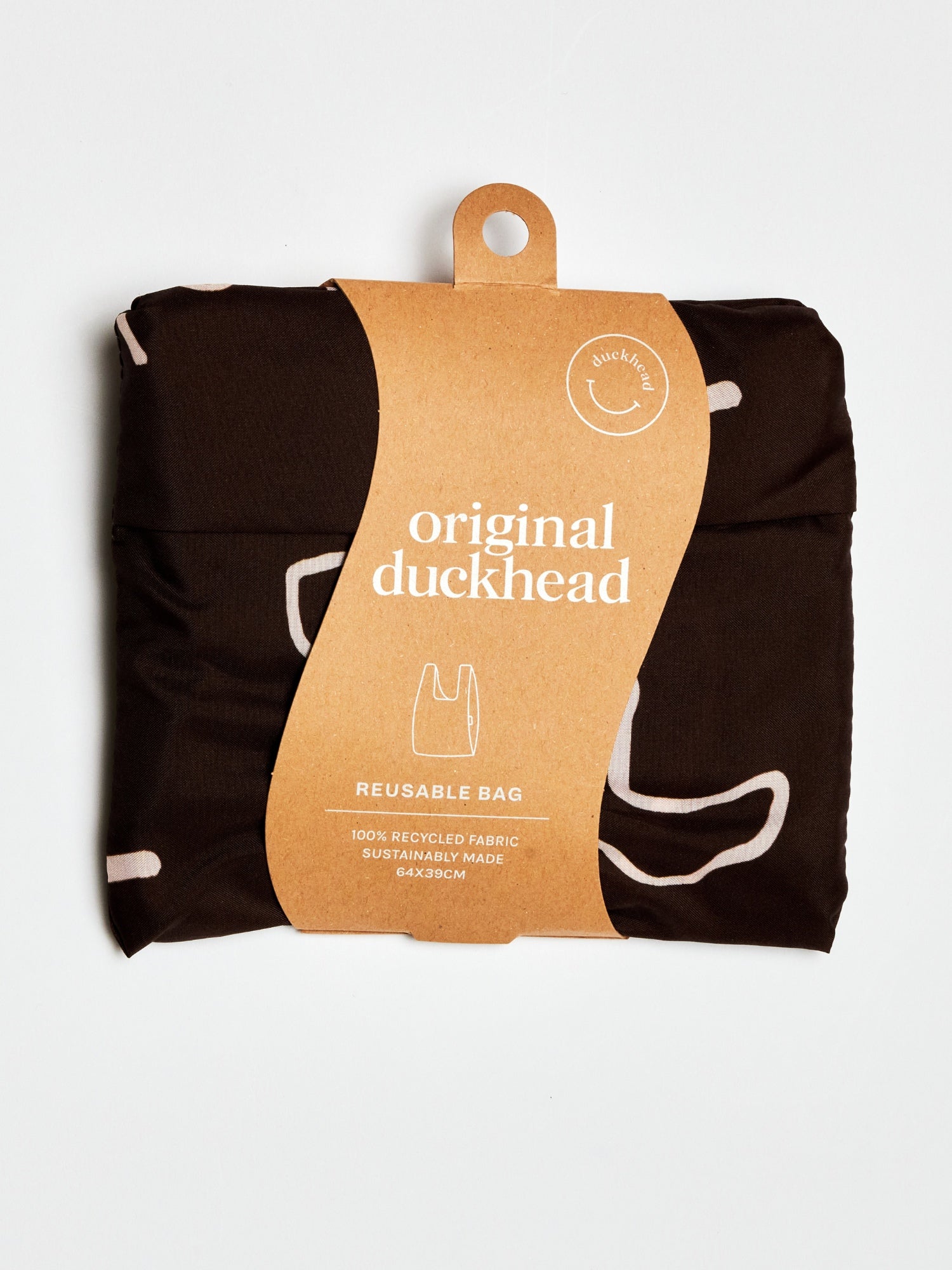 duckhead-the-bag-chocolate-fruits-einkaufstasche-faltbar image 3