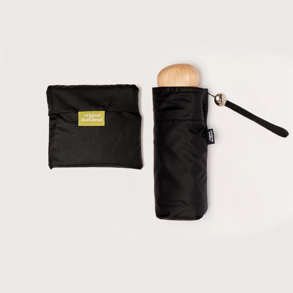 duckhead-bundles-black-mini-schirm-tote-bag-set-schwarz image 1