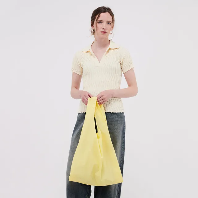 duckhead-the-bag-citron-einkaufstasche-gelb-recycelt-faltbar image 1