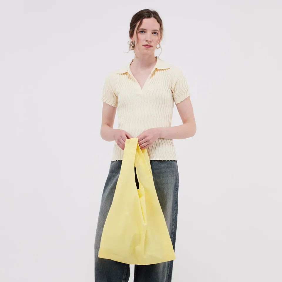 duckhead-the-bag-citron-einkaufstasche-gelb-recycelt-faltbar image 1