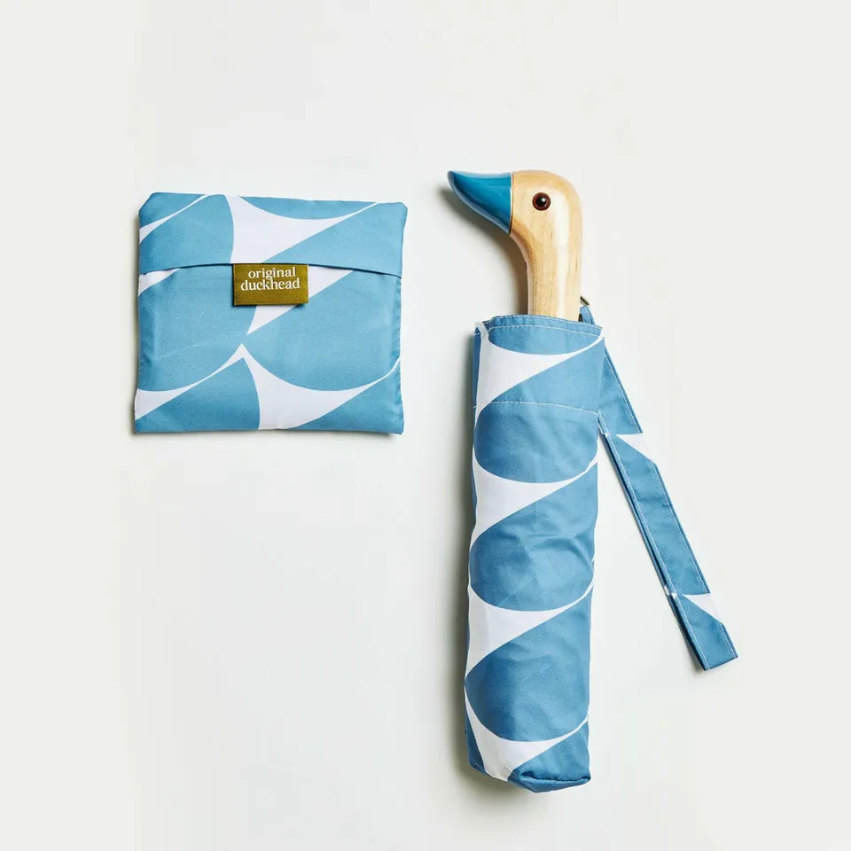 duckhead-denim-moon-bundle-schirm-set-blau-recycelt image 1