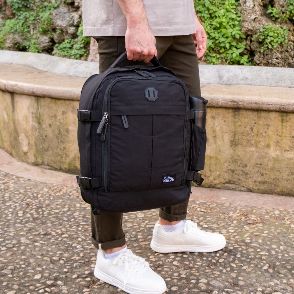 cabin-max-metz-rucksack-18-24l-40x30x20-erweiterbar-black image 5