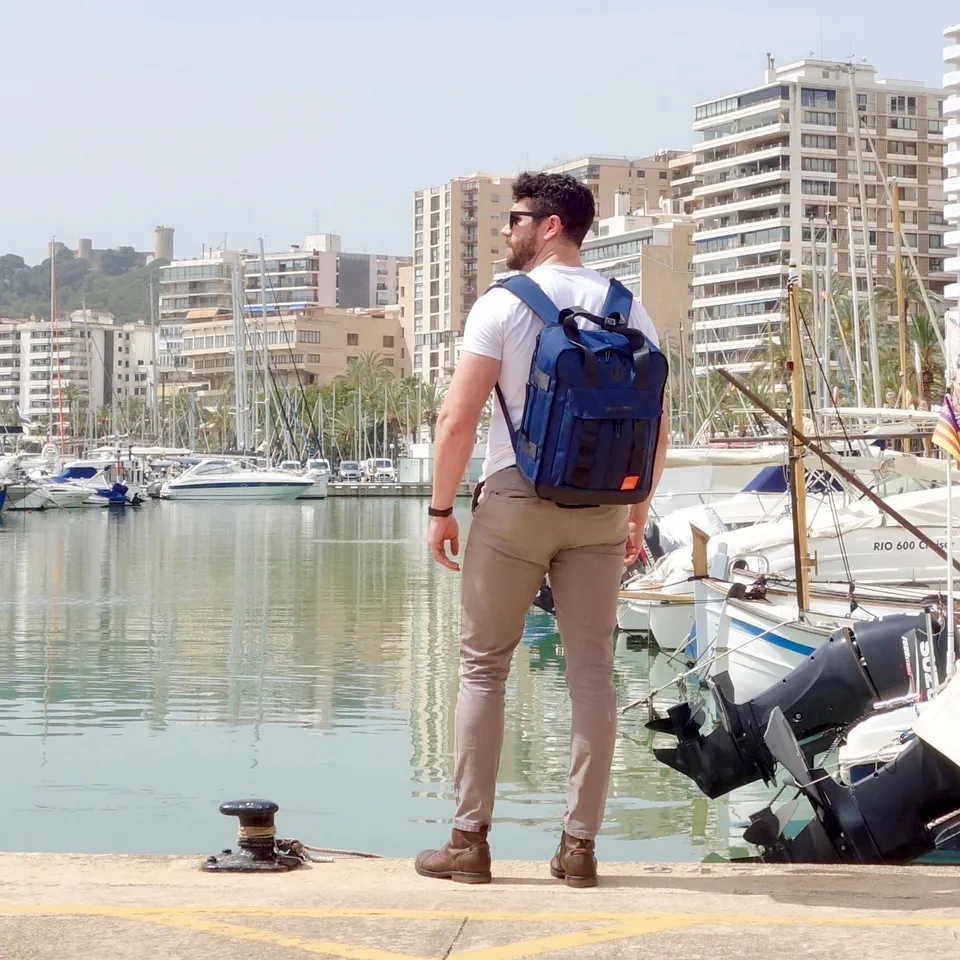 cabin-max-memphis-24l-rucksack-40x30x20-ink-blue-rpet image 1