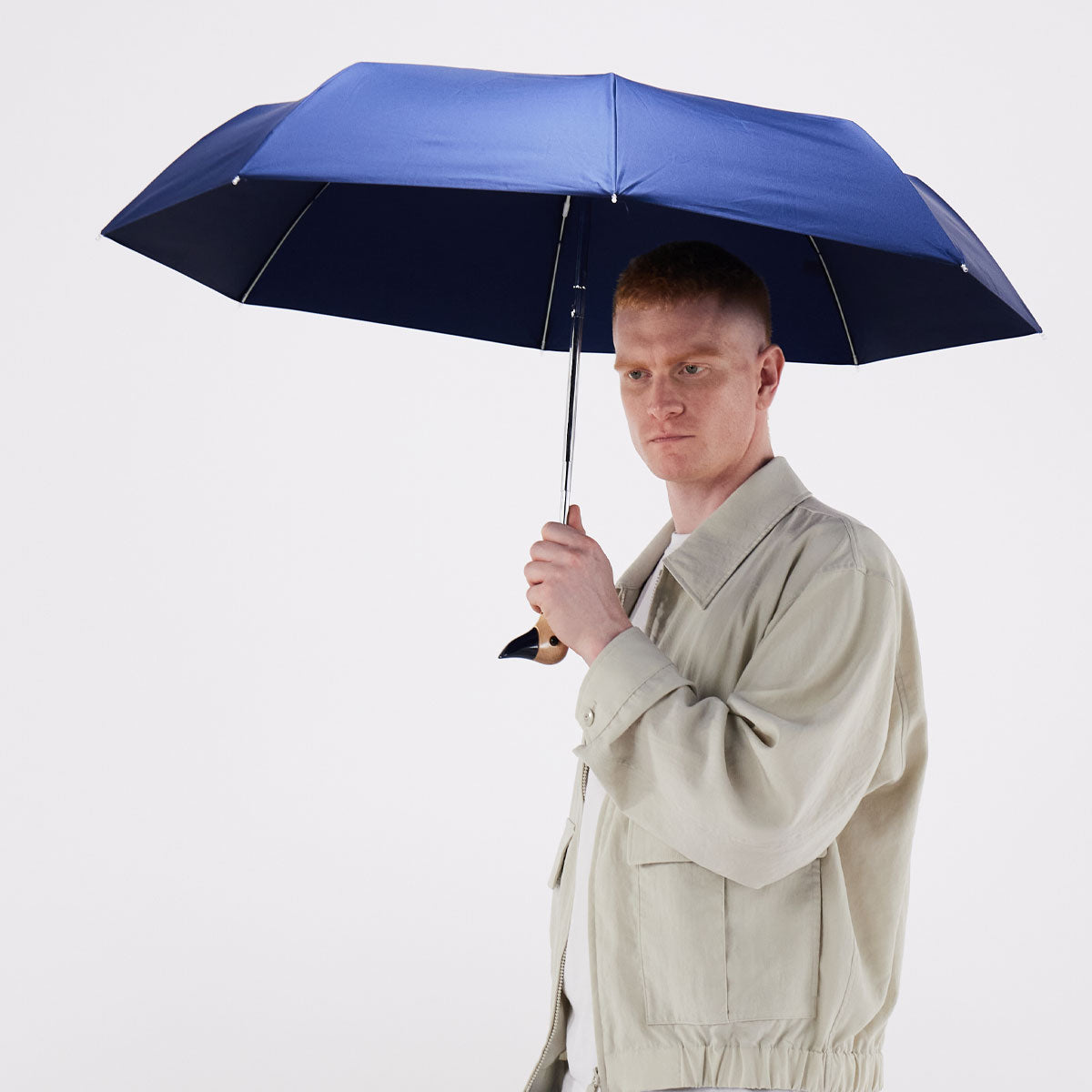 duckhead-the-duckhead-regenschirm-navy-dunkelblau-kompakt image 2