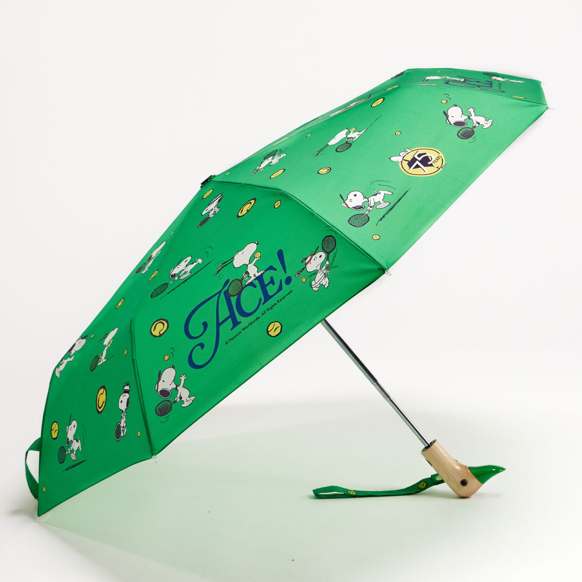 duckhead-the-duckhead-ace-compact-regenschirm-snoopy-gr-n image 2