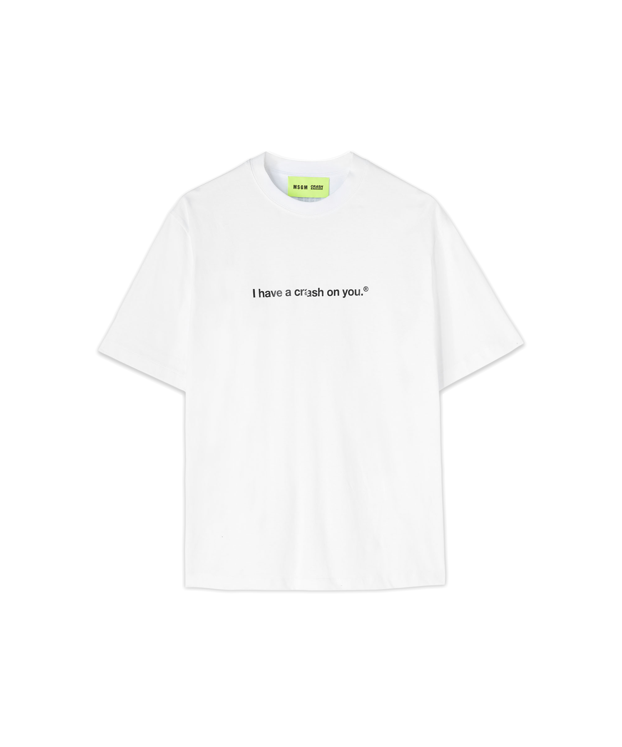 crash-baggage-msgm-t-shirt-baumwolle-gr-e-m image 1