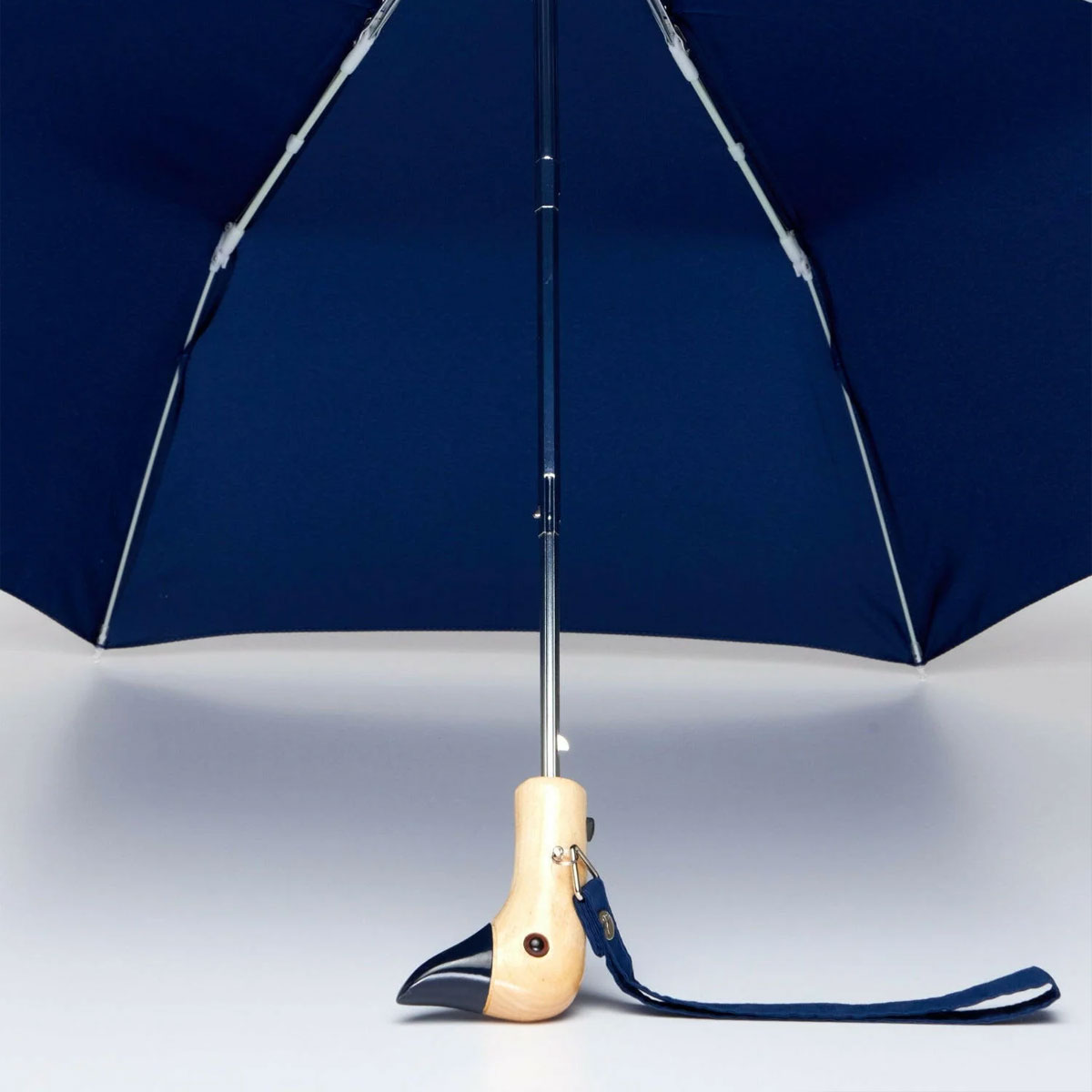 duckhead-the-duckhead-regenschirm-navy-dunkelblau-kompakt image 7