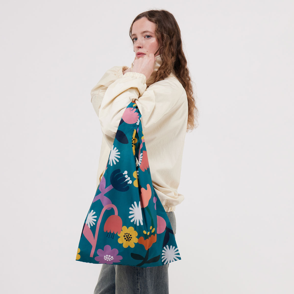 duckhead-the-bag-bloom-einkaufstasche-blumen-faltbar image 3