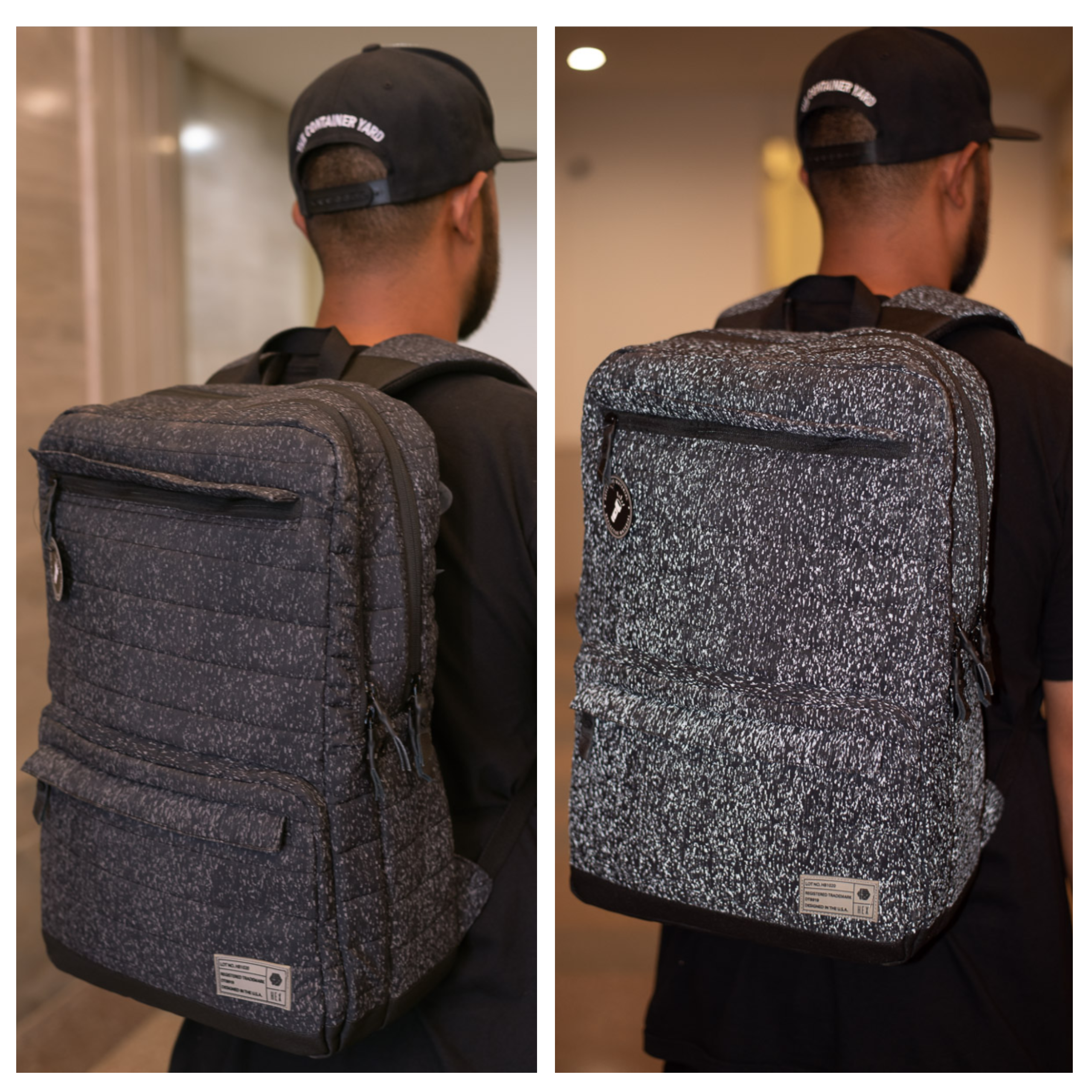hex-logic-backpack-black-reflective-rucksack-laptop image 7