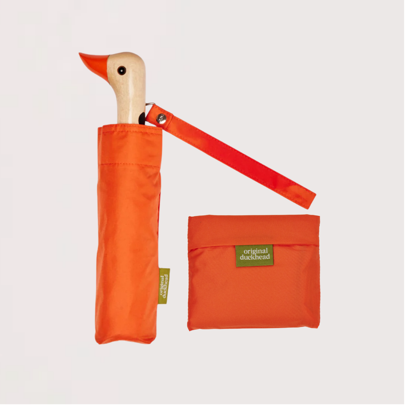 duckhead-bundles-pumpkin-regenschirm-set-orange-recycelt image 1