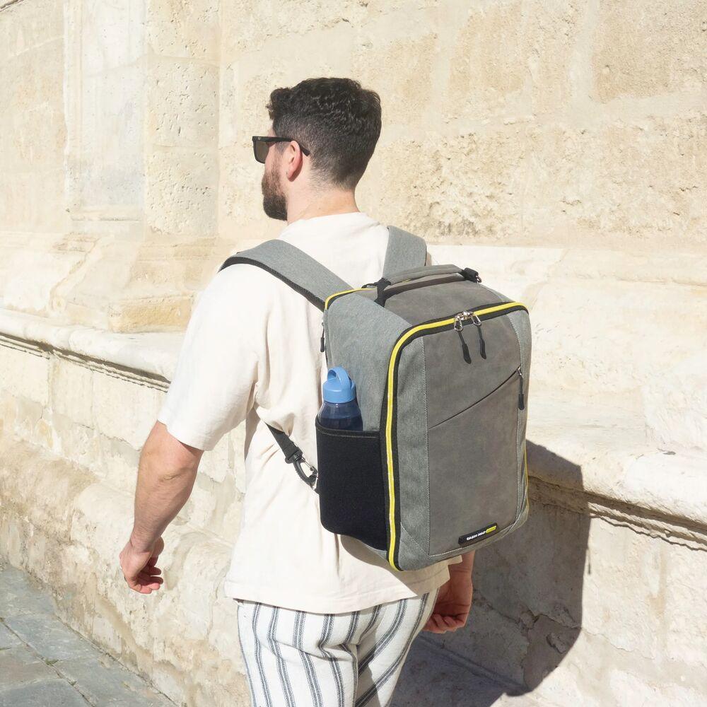 cabin-max-manhattan-rucksack-20l-40x25x20-yellow-handgep-ck image 1