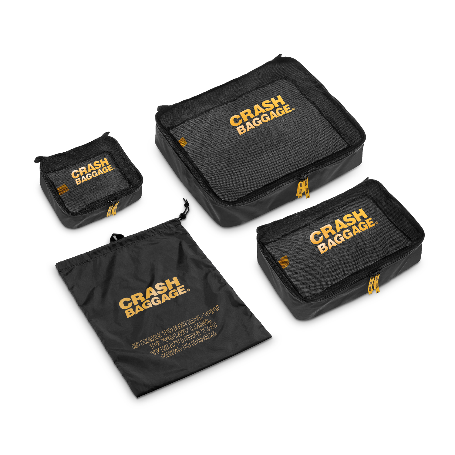 crash-baggage-easy-life-kit-packw-rfel-4-teilig-schwarz image 1